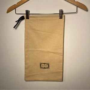 Small Tan Gucci dustbag OS